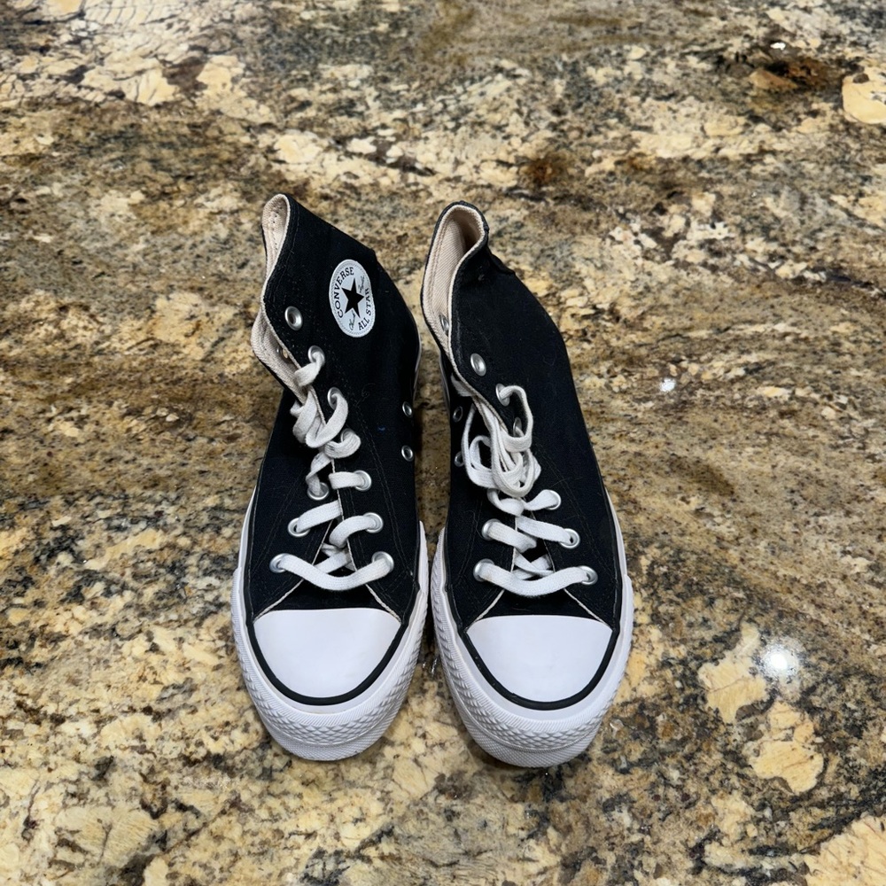 Black Platform Converse - image 1